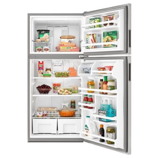 18.2 cu ft Top Freezer Black Refrigerator - Image 3