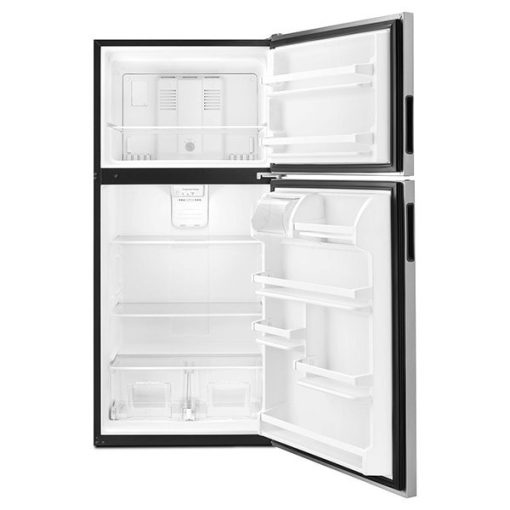 18 cu ft Top Freezer Stainless Refrigerator - Image 2