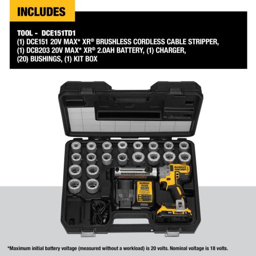 20V MAX XR Cordless Cable Stripper Kit - Image 3