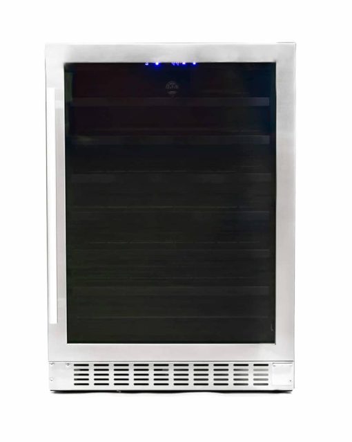Azure 24" Stainless Steel Glass Door Wine Center