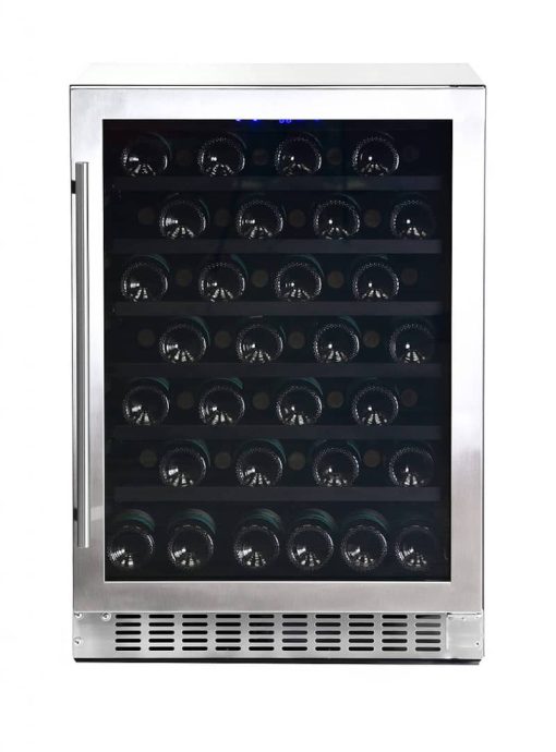 Azure 24" Stainless Steel Glass Door Wine Center - Image 6