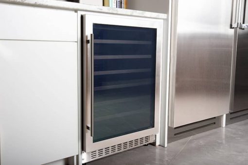 Azure 24" Stainless Steel Glass Door Wine Center - Image 7