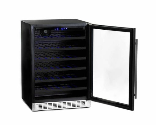 Azure 24" Stainless Steel Glass Door Wine Center - Image 2