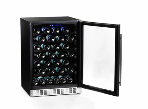 Azure 24" Stainless Steel Glass Door Wine Center - Image 3