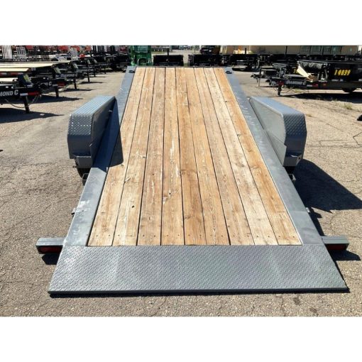 Diamond C HDT 16' Hydraulic Tilt Equipment Trailer 2019 Used - Image 8