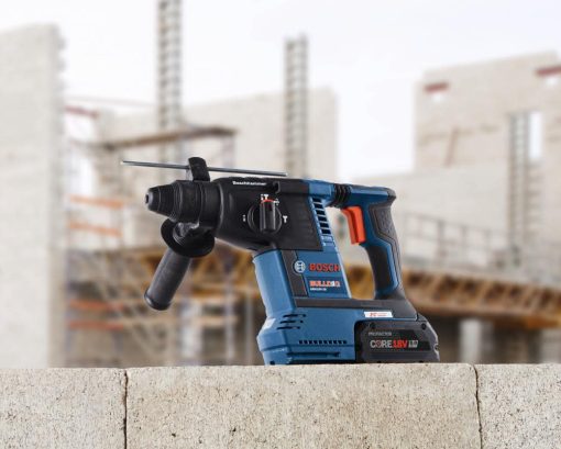 Bosch 18V SDS plus Bulldog 1" Rotary Hammer Kit with Dust Collection Attachment - Image 7