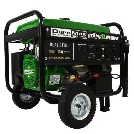 DuroMax Generator Electric Start Dual Fuel Hybrid Portable 5250Watt 224cc