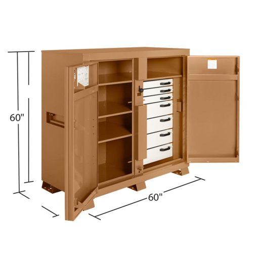 JOBMASTER® Cabinet, 54.9 Cu. Ft. Steel Jobsite Box - Image 4