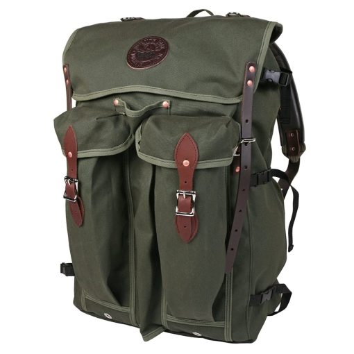 57 Liter Capacity Olive Drab Canvas Bushcrafter Backpack - Image 2