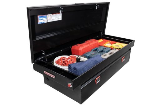 Weather Guard Saddle Box Steel Full Extra Wide Gloss Black - Image 9