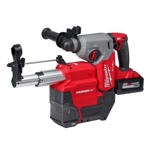 Milwaukee M18 FUEL™ Rotary Hammer 1" SDS Plus with Dust Extractor Kit - Image 2