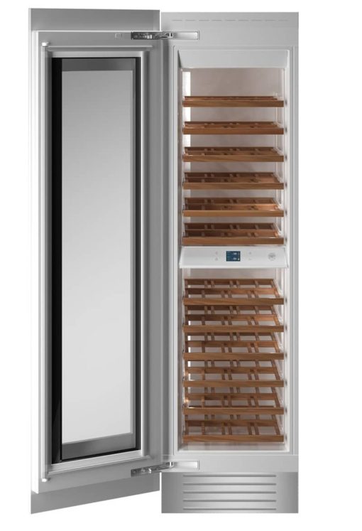 Bertazzoni 24" Panel Ready Left-Hinge Built-In Wine Cellar Column