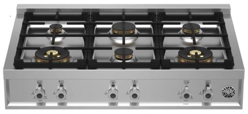 Bertazzoni Professional Series 36" Stainless Steel Gas Rangetop With 6 Brass Burners