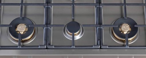 Bertazzoni Professional Series 36" Stainless Steel Gas Rangetop With 6 Brass Burners - Image 4