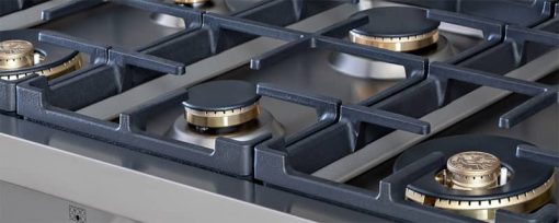 Bertazzoni Professional Series 36" Stainless Steel Gas Rangetop With 6 Brass Burners - Image 3
