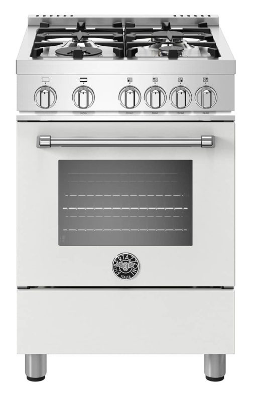 Bertazzoni Master Series 24" Matte White Gas Range