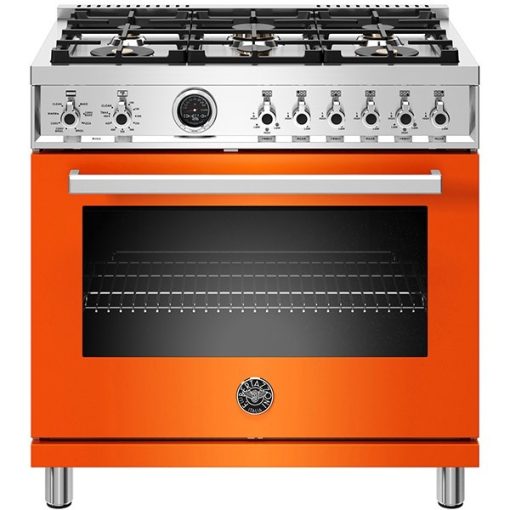36" Dual Fuel Self Clean Convection Range