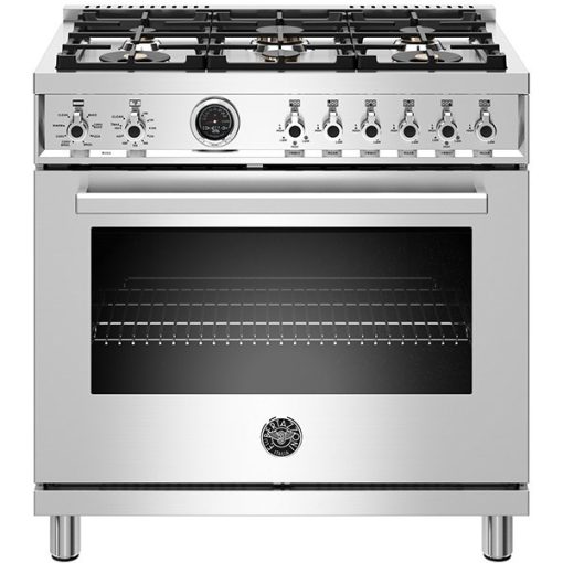 36" Dual Fuel Self Clean Convection Range