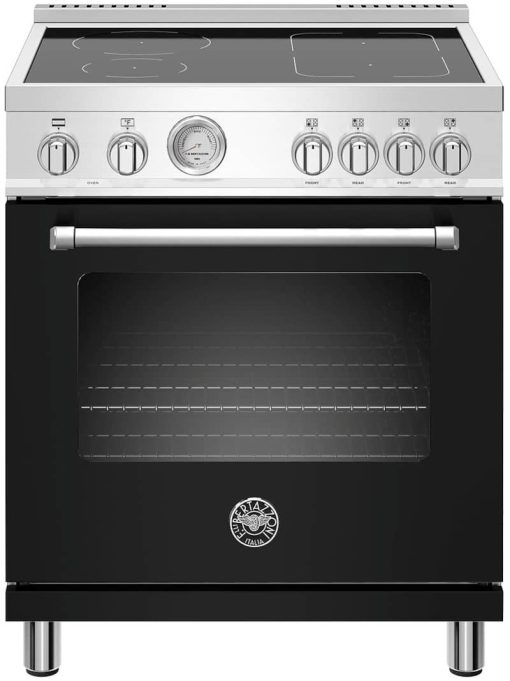 Bertazzoni Master Series 30" Matte Black Freestanding Induction Range