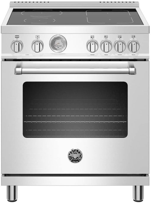 Bertazzoni Master Series 30" Stainless Steel Freestanding Induction Range