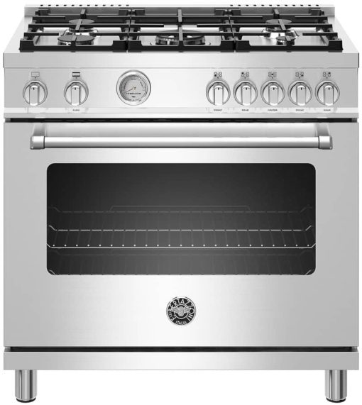 Bertazzoni Master Series 36" Stainless Steel Liquid Propane Gas Range