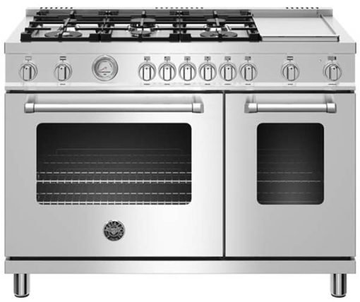 Bertazzoni Master Series 48" Stainless Steel Dual Fuel Range