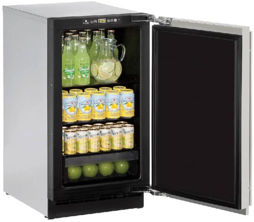 U-Line 2000 Series 18" Stainless Solid Refrigerator - Image 2