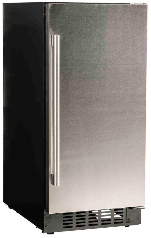 Azure 15" Solid Stainless Door Refrigerator