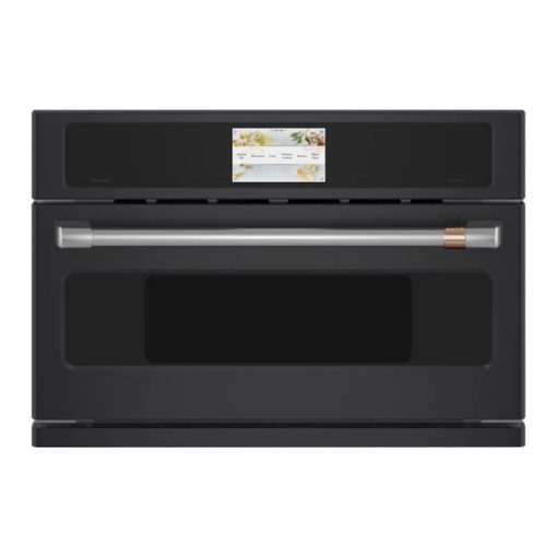 Cafe 30" Matte Black Built-In 5-In-1 Single Wall Oven With 120V Advantium Technology