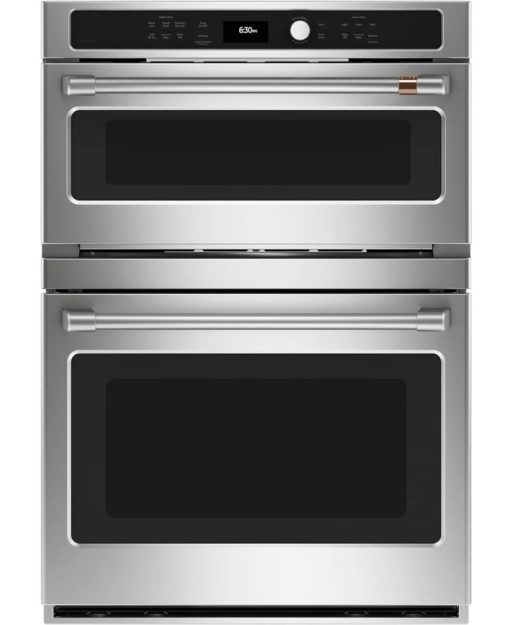 Cafe 30" Stainless Steel Combination Double Wall Oven With Convection & Advantium Technology