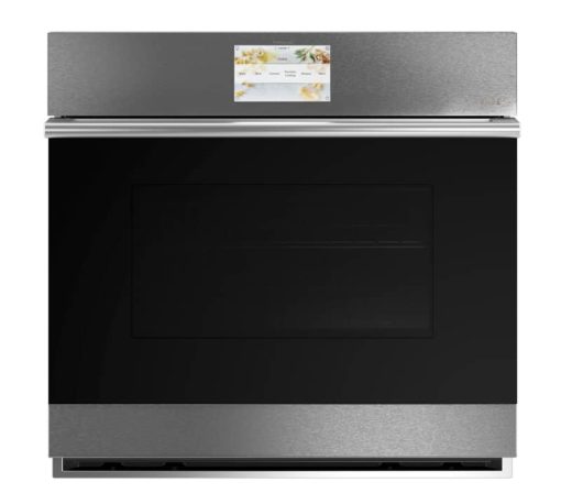 Cafe 30" Platinum Glass Built-In Single Electric Convection Wall Oven