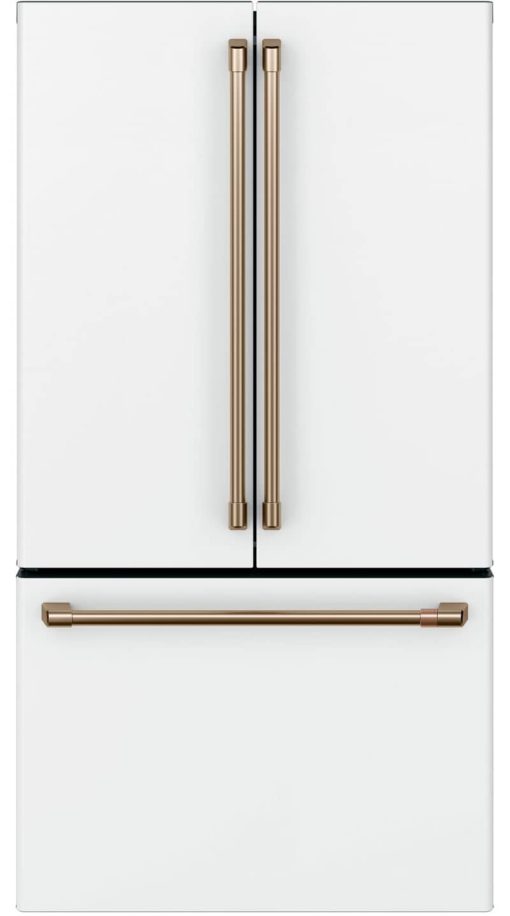 Cafe 23.1 Cu. Ft. Matte White Counter-Depth French Door Refrigerator
