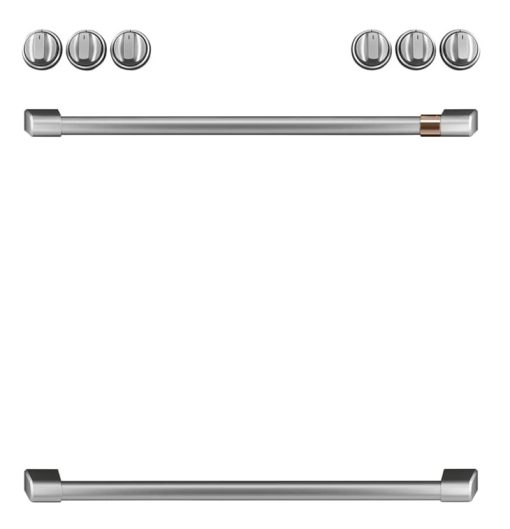 Cafe Brushed Stainless Front Control Gas Knobs & Handles