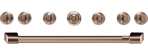 Cafe 36" Brushed Copper Handle & Knob Set For Pro Range