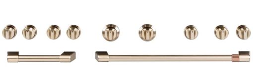 Cafe 48" Brushed Bronze Handle & Knob Set For Café 48"