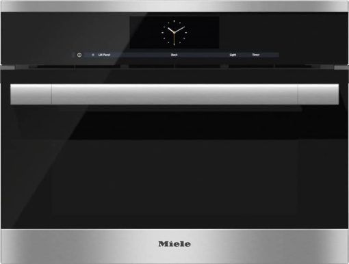 Miele DGC 6705-1 XL ContourLine 24" Clean Touch Steel Plumbed Combination Steam Oven