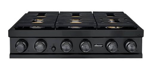 Dacor Contemporary 36" Graphite Stainless Steel Natural Gas Rangetop