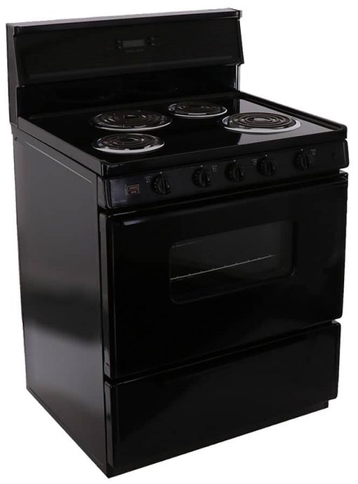 Premier 30" Black Electric Range