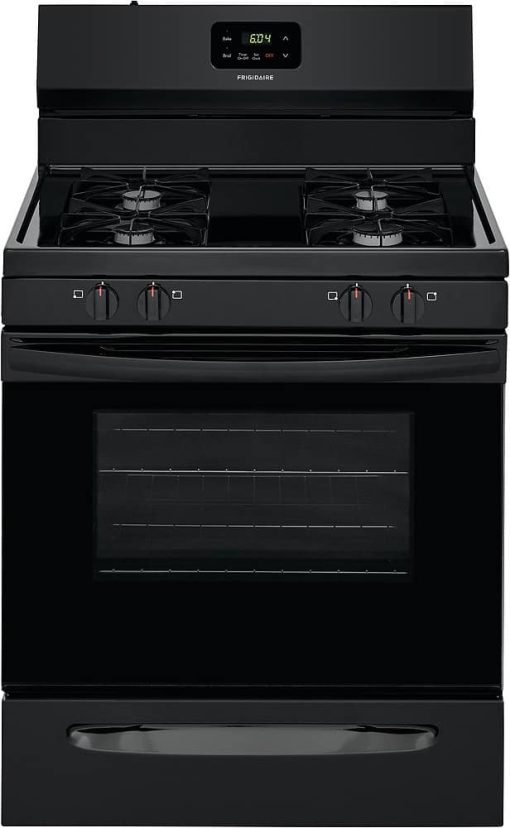 Frigidaire 30" Black Gas Range