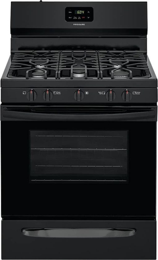 Frigidaire 30" Black Gas Range