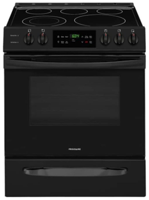 Frigidaire ADA 30" Black Front Control Freestanding Electric Range