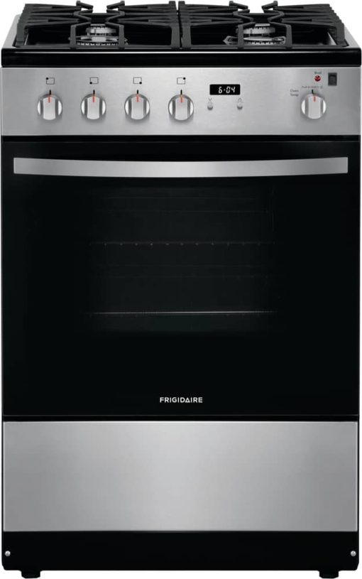 Frigidaire 24" Stainless Steel Front Control Freestanding Gas Range