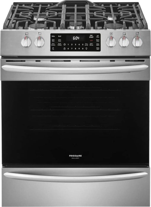 Frigidaire Gallery ADA 30" Smudge-Proof Stainless Steel Front Control Gas Range With Air Fry
