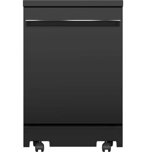GE 24" Black Portable Dishwasher With Sanitize Cycle