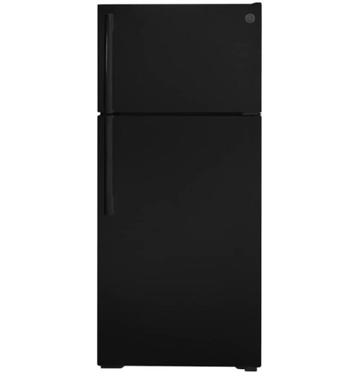 GE ADA ENERGY STAR 16.6 Cu. Ft. Black Top-Freezer Refrigerator