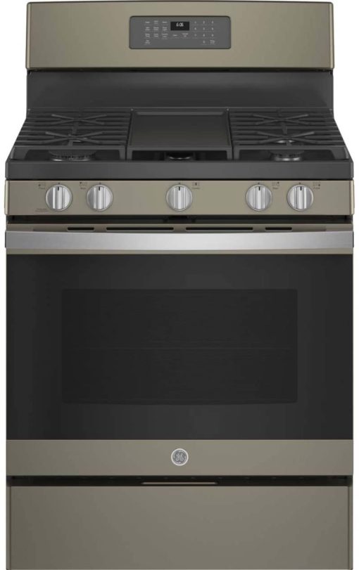 GE 30" Slate Freestanding Gas Range
