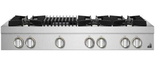 JennAir RISE 48" Stainless Steel Gas Professional-Style Rangetop With Grill