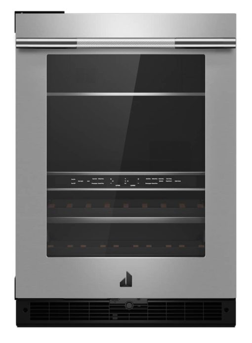JennAir RISE 24" Stainless Frame Left-Hinge Built-In Undercounter Beverage Center