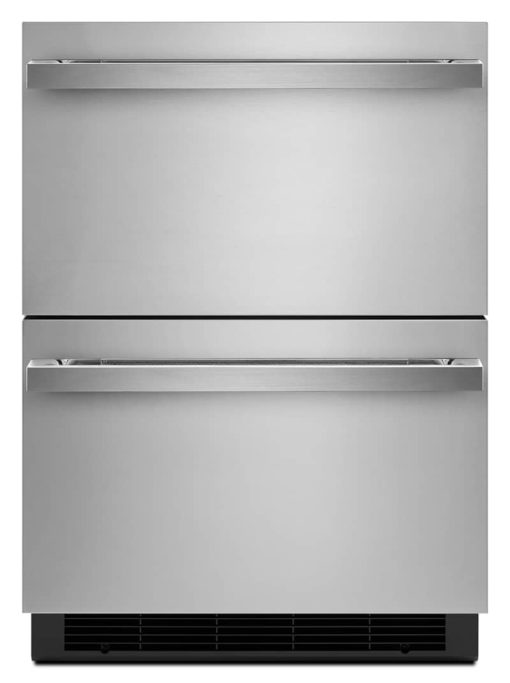 JennAir NOIR 24" Stainless Steel Double-Refrigerator Drawers