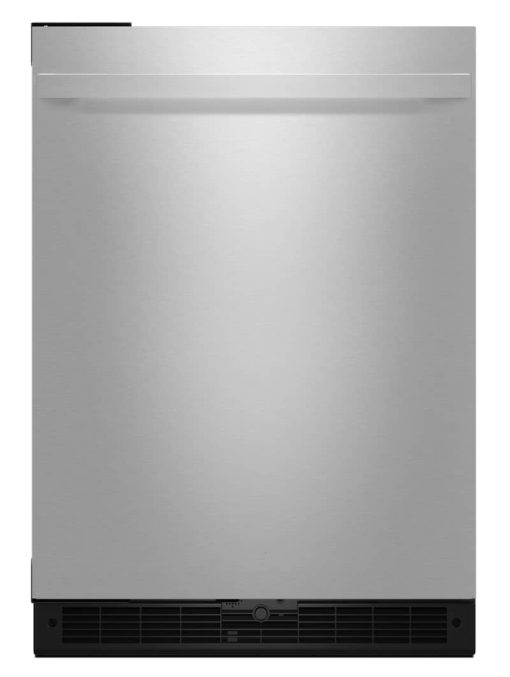 JennAir NOIR 24" Stainless Steel Solid Door Left-Hinge Undercounter Refrigerator
